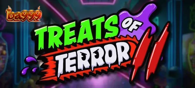 Treats of Terror II স্লট গেমের একটি রঙিন এবং ভীতিজনক দৃশ্য